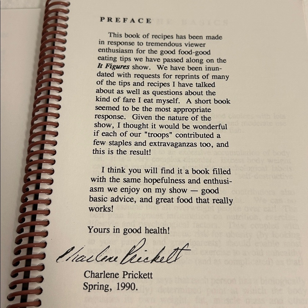 It Figures Recipes recipe Book by Charlene Prickett 90s tv show vintage Cookbook - Picture 7 of 16
